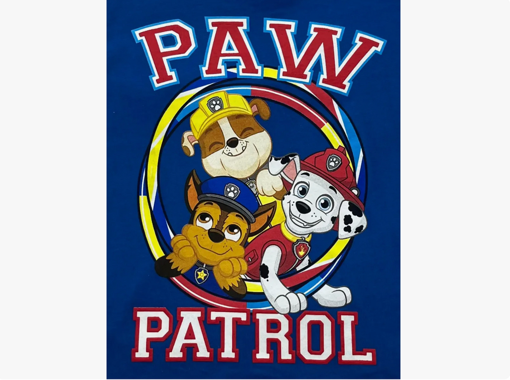 Pijama Para Niños Paw Patrol Conjunto Short Y Playera