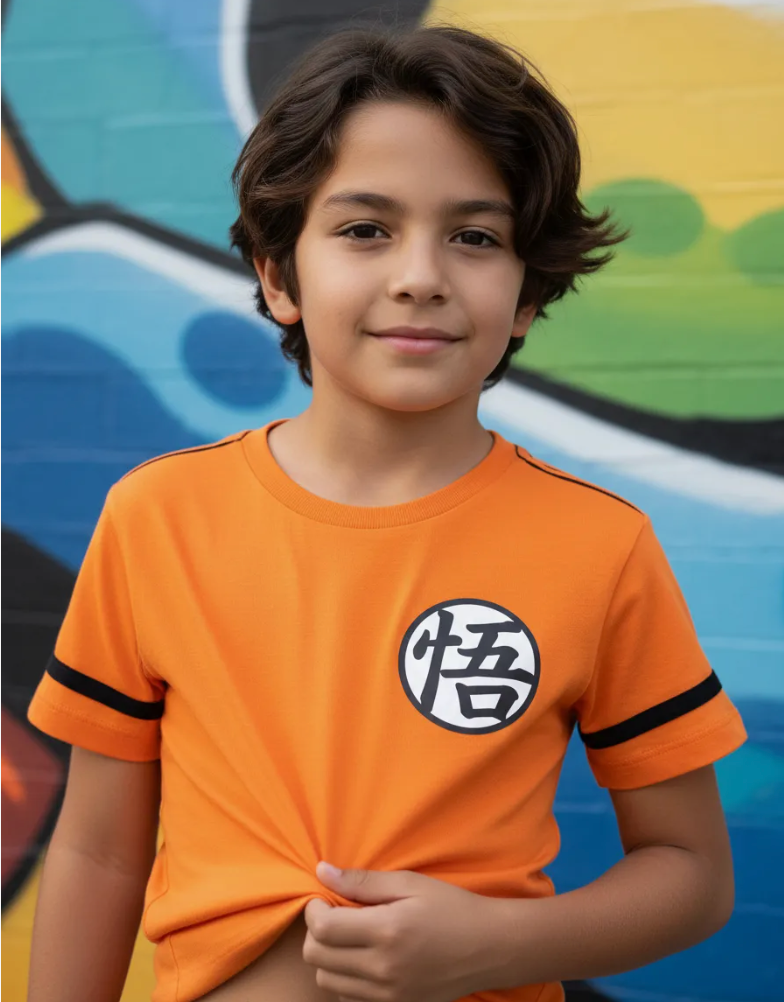 Playera Niño Dragon Ball Goku Ropa Infantil Oficial Anime