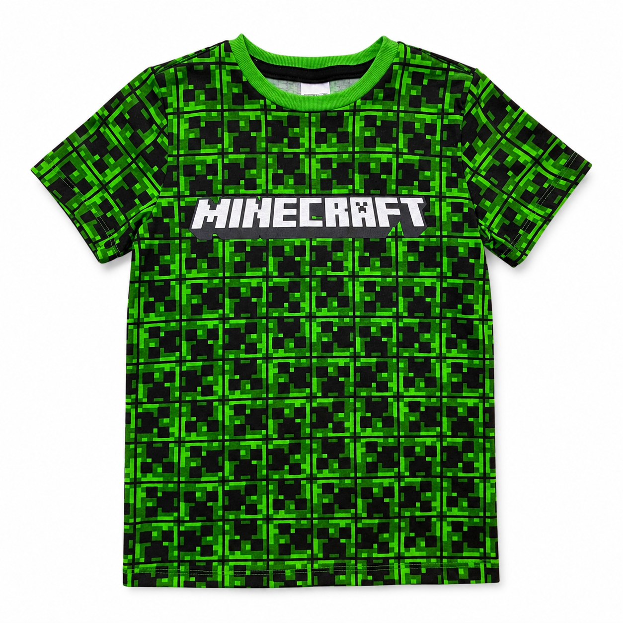 Conjunto Minecraft Para Niños I Short Y Playera