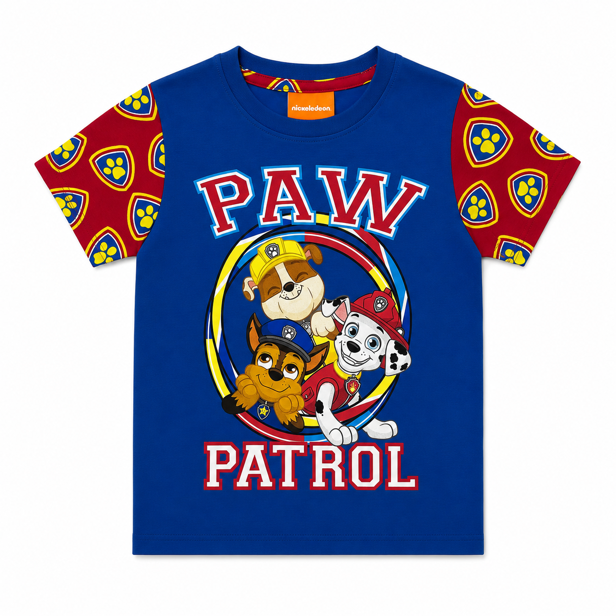 Pijama Para Niños Paw Patrol Conjunto Short Y Playera