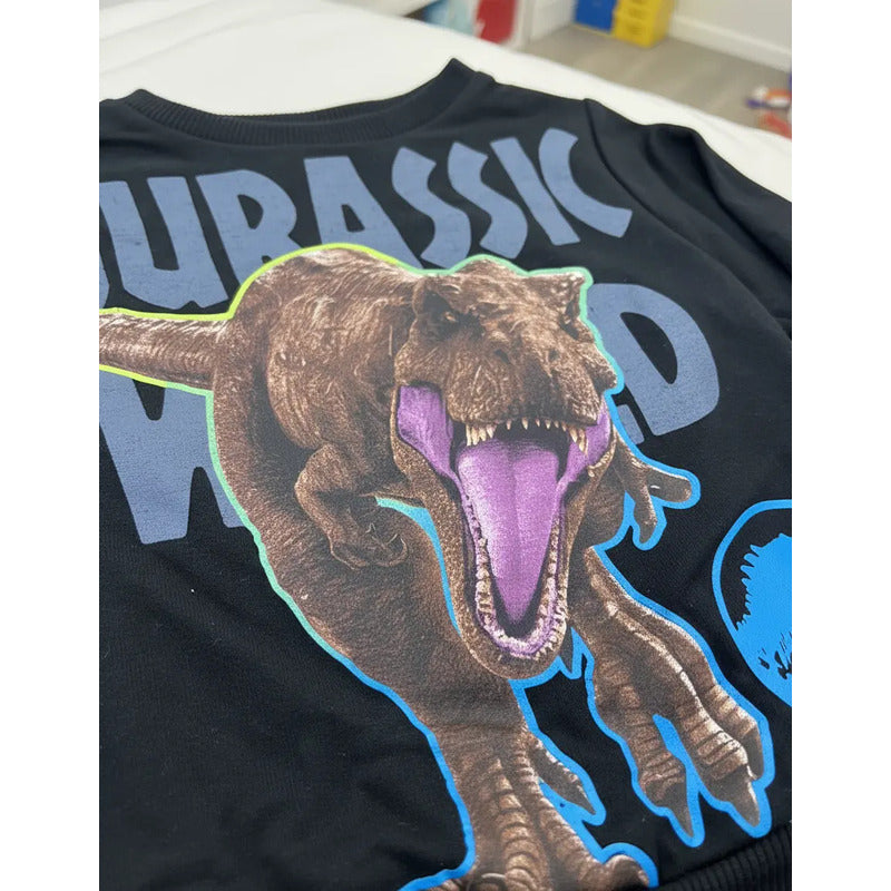 Sudadera Jurassic World Original Para Niños