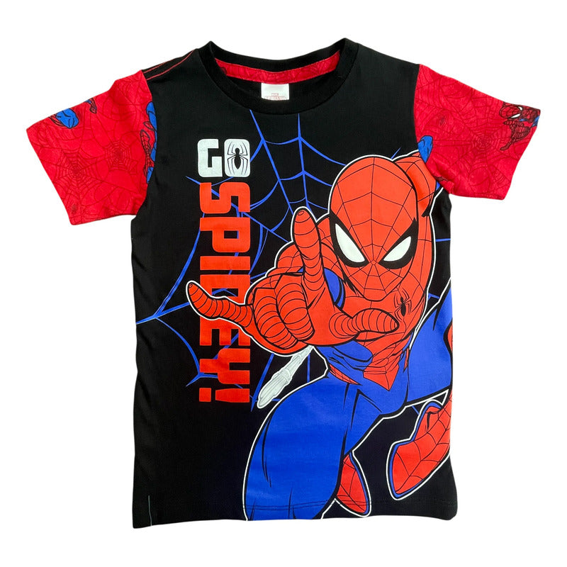 Pijama Hombre Araña Spider-man Marvel Para Niño