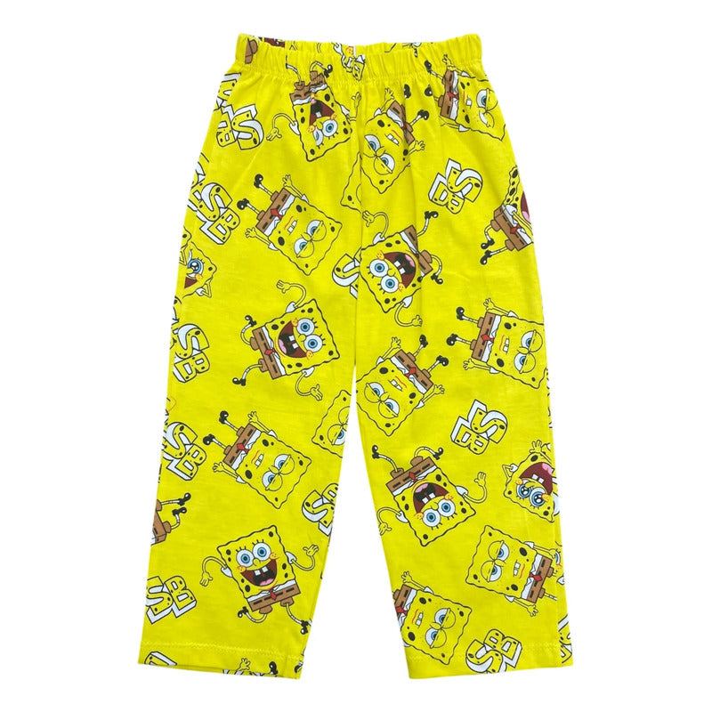 Pijama Bob Esponja niño detalle estampado