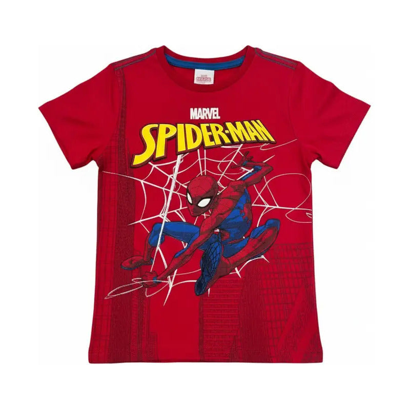 Playera Spider Man Marvel Para Niños