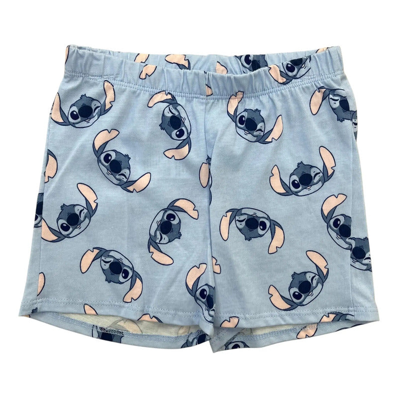 Pijama Stitch Disney niña detalle estampado rosa