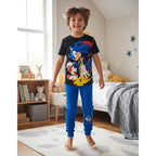 Pijama Sonic niño negro conjunto dos piezas