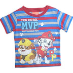 Pijama Paw Patrol bebé niño short rojo estampado