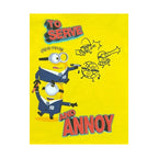 Pijama Minions niño vista frontal amarillo azul