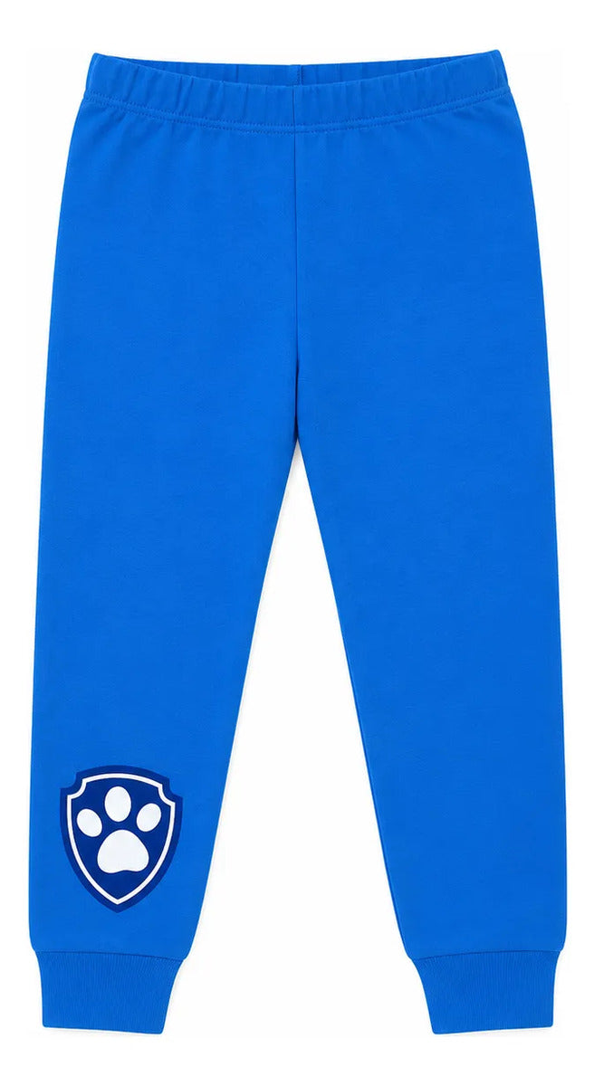 Pijama Paw Patrol Para Niños I Pantalon Y Playera — Azul / Chase Paw Patrol