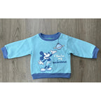 Conjunto Mickey Mouse bebé jogger celeste estampado