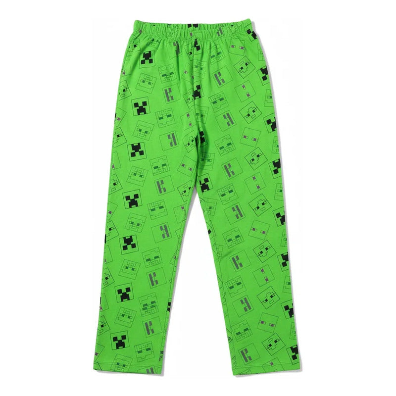 Pijama Minecraft niño detalle estampado personajes