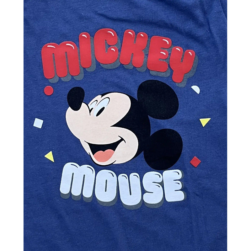 Pañalero Mickey Mouse bebé azul estampado