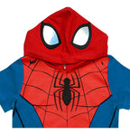 Playera Spider-man Tipo Disfraz Armadura Marvel Para Niños — Azul