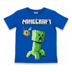 Pijama Minecraft Movie niño pantalón azul estampado bees