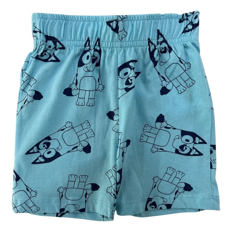 Pijama Bluey Para Bebes I Short Y Playera