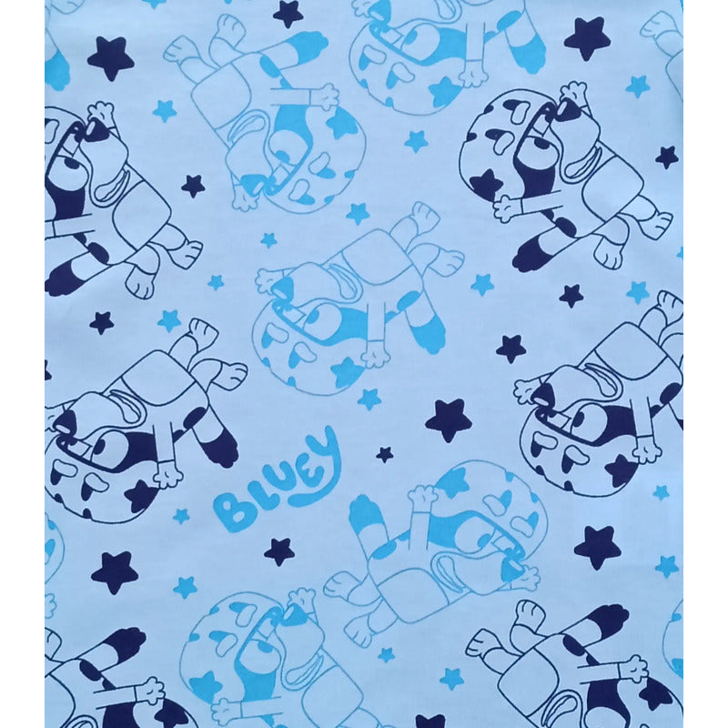 Pijama Bluey bebé vista frontal azul