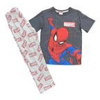 Pijama Spider-Man niño playera manga corta gris