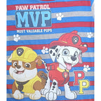 Pijama Paw Patrol bebé niño vista frontal rojo