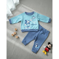 Conjunto Mickey Mouse bebé sudadera y jogger celeste