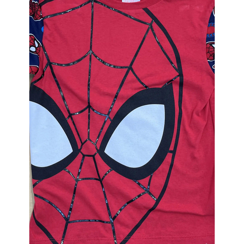 Pijama El Hombre Araña Spider Man Marvel Para Niños