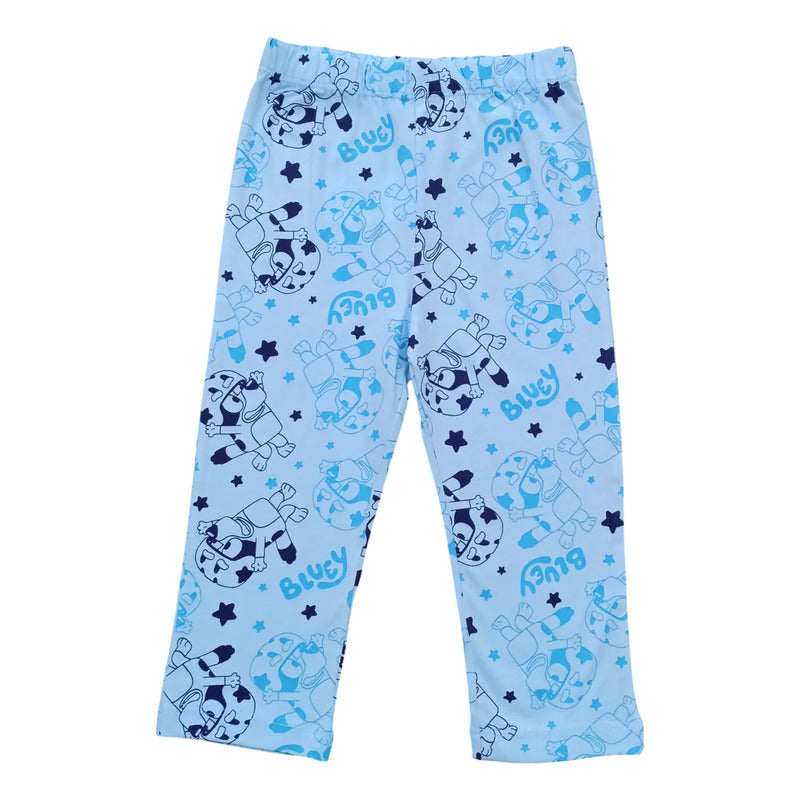 Pijama Bluey bebé detalle estampado azul