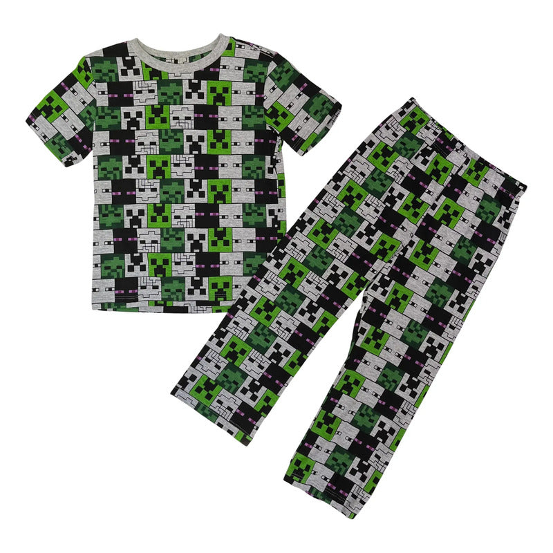 Pijama Minecraft Original Para Niños