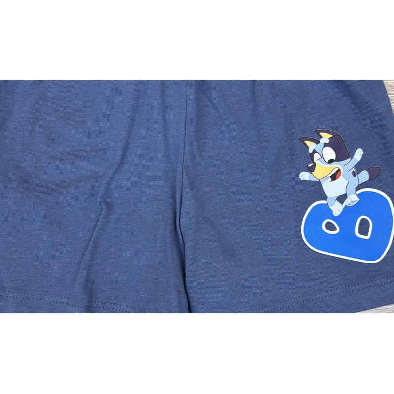 Pijama Bluey Playera Y Short Para Niño