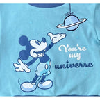 Conjunto Mickey Mouse Disney bebé celeste detalle