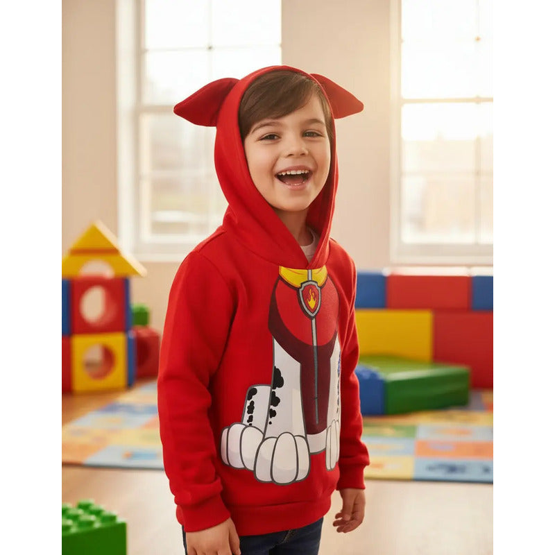 Sudadera Paw Patrol Con Gorro Y Antifaz Para Niños