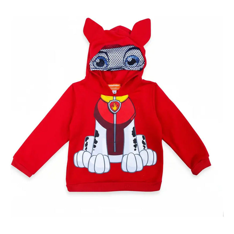 Sudadera Paw Patrol Con Gorro Y Antifaz Para Niños