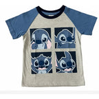 Pijama Stitch Disney Para Niños Shorts Y Playera