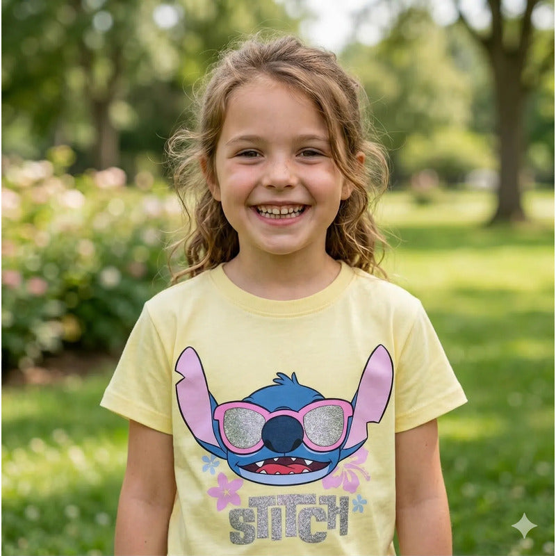 Playera De Stitch | Moda Para Niñas