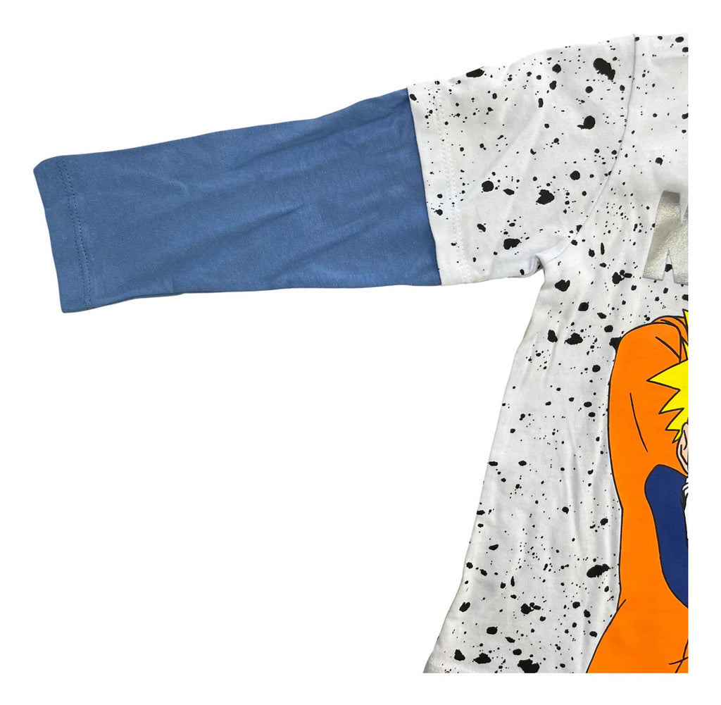 Playera Manga Larga Naruto Niño