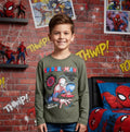 Playera Manga Larga Spider-man Para Niños