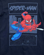 Playera Manga Larga Spider-Man para Niño — Negro y Azul