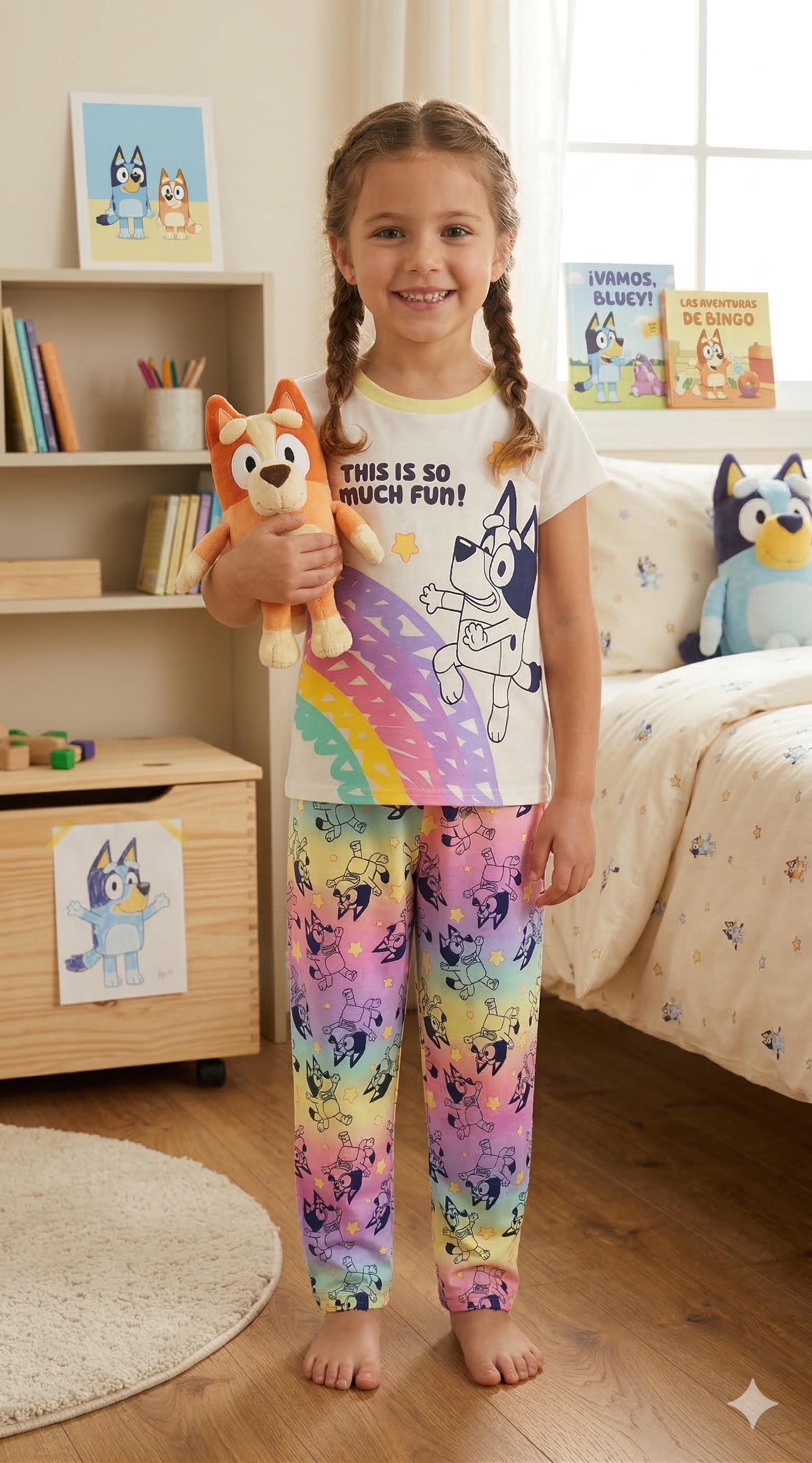 Pijama Bluey Para Niñas