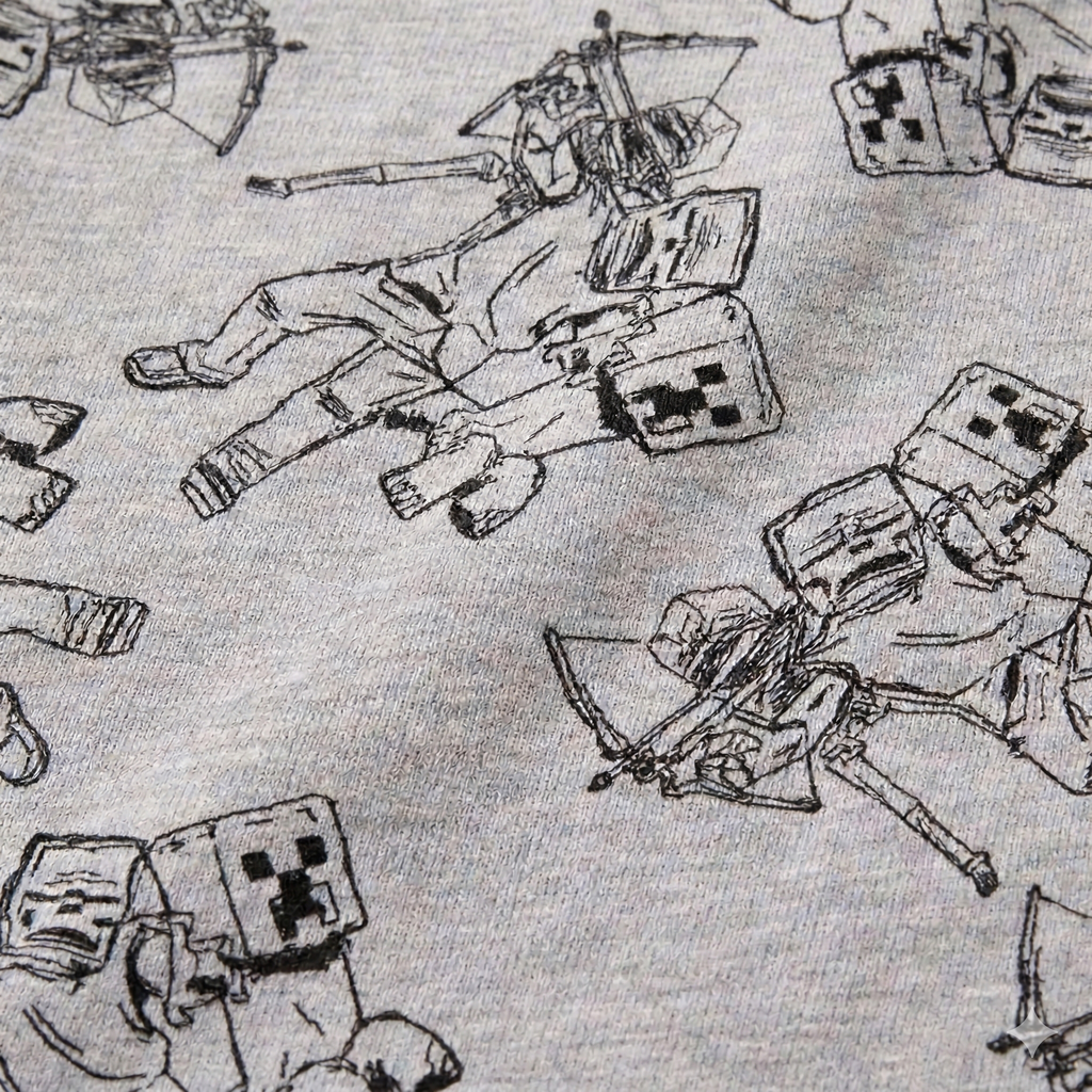 Pijama Minecraft Movie Para Niños