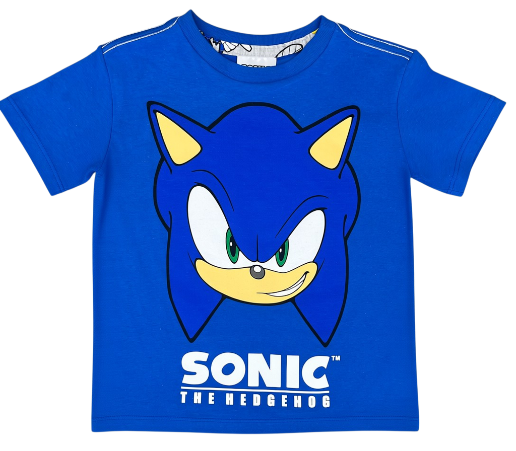 Pijama Sonic Para Niños Conjunto Pantalón Y Playera