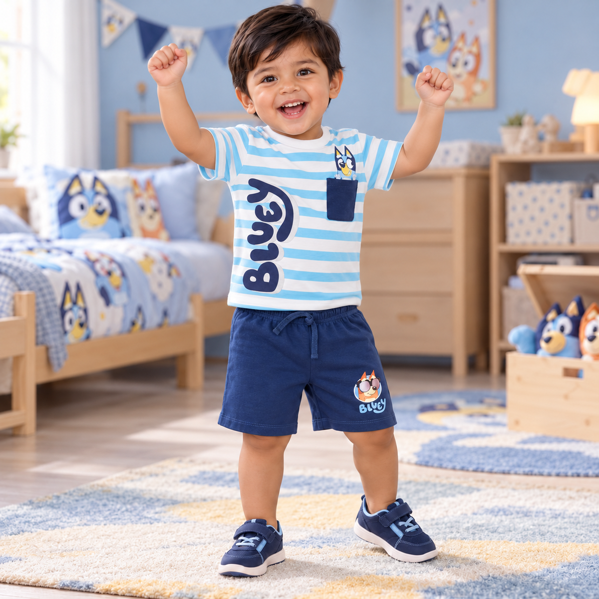 Conjunto Bluey para bebé — 02-movimiento