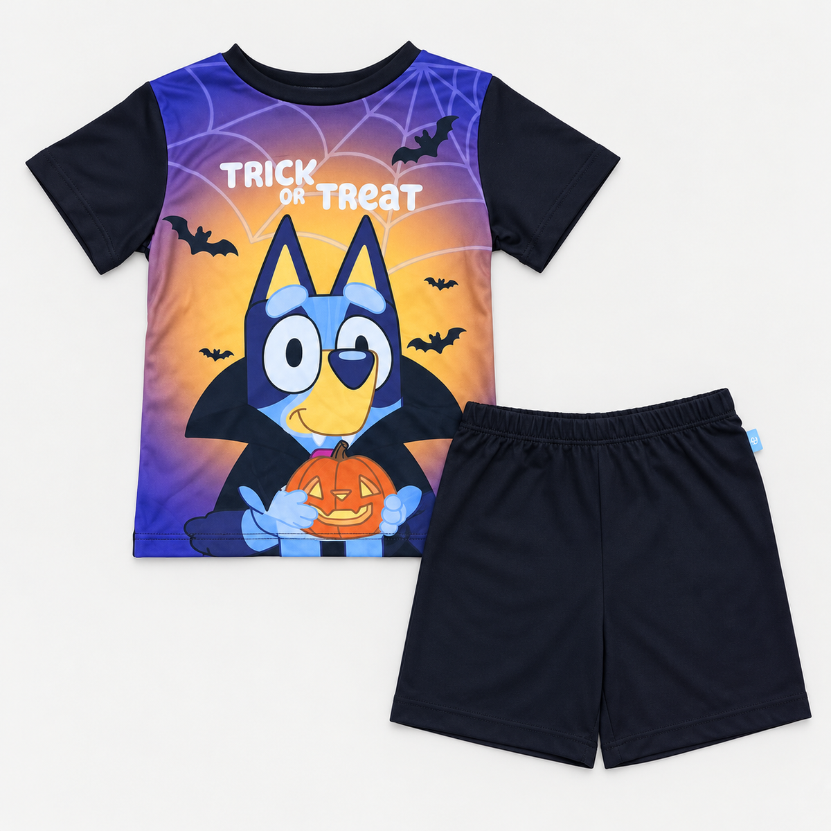 Pijama Short y Playera Bluey para Niño — Trick or Treat — 03-conjunto