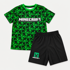 Conjunto Short Y Playera Para Niños Minecraft — 03-conjunto
