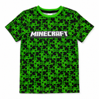 Conjunto Short Y Playera Para Niños Minecraft — 04-playera