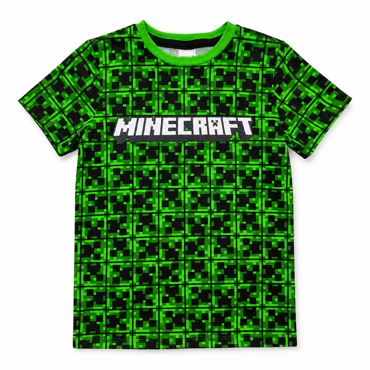 Conjunto Short Y Playera Para Niños Minecraft — 04-playera