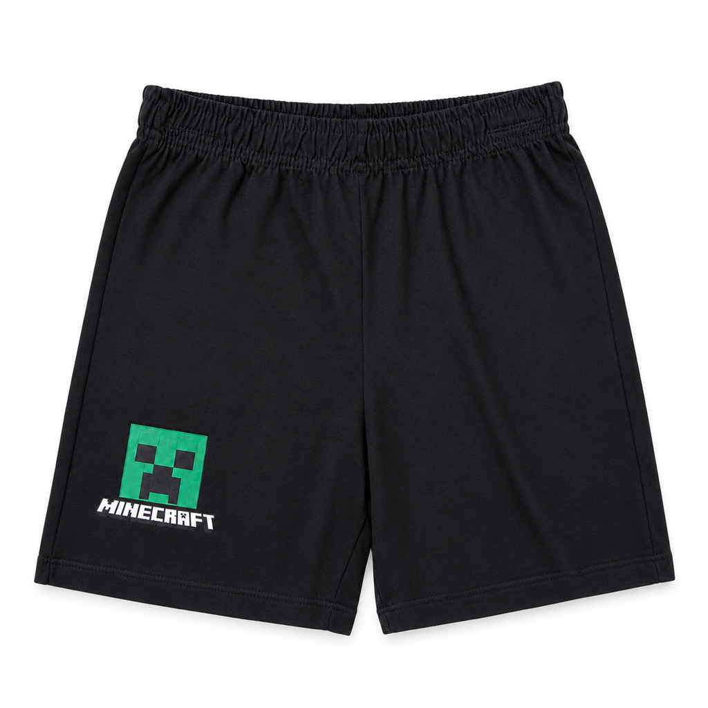 Conjunto Short Y Playera Para Niños Minecraft — 06-short