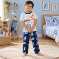 Pijama Bluey y Bingo gris y azul marino — 1-portada