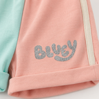 Detalle del short del pijama Bluey para bebé